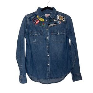 Levi's Patch Denim Button Up XS